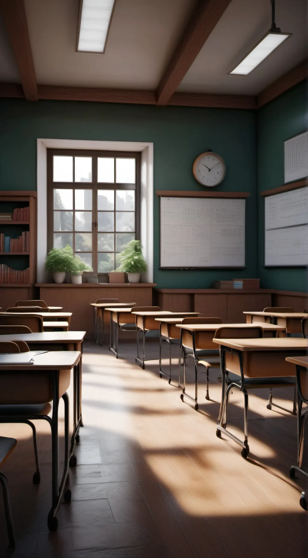 ai character: School background