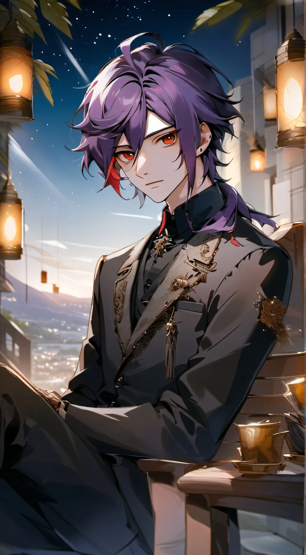 ai character: Wilder Nightwood background