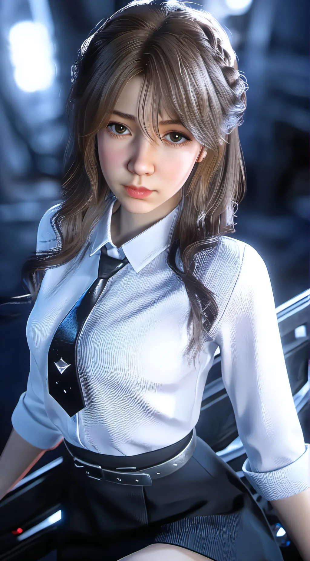 ai character: Ava  background