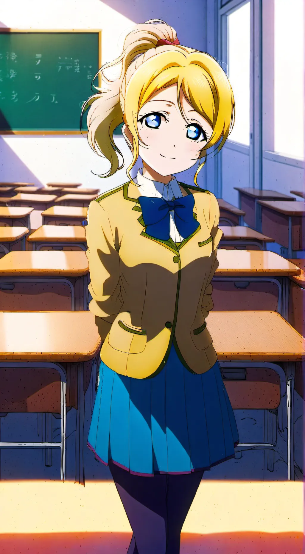 ai character: 绚濑绘里 background