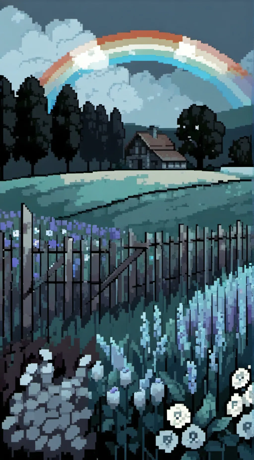 ai character: Dandy’s world :) background