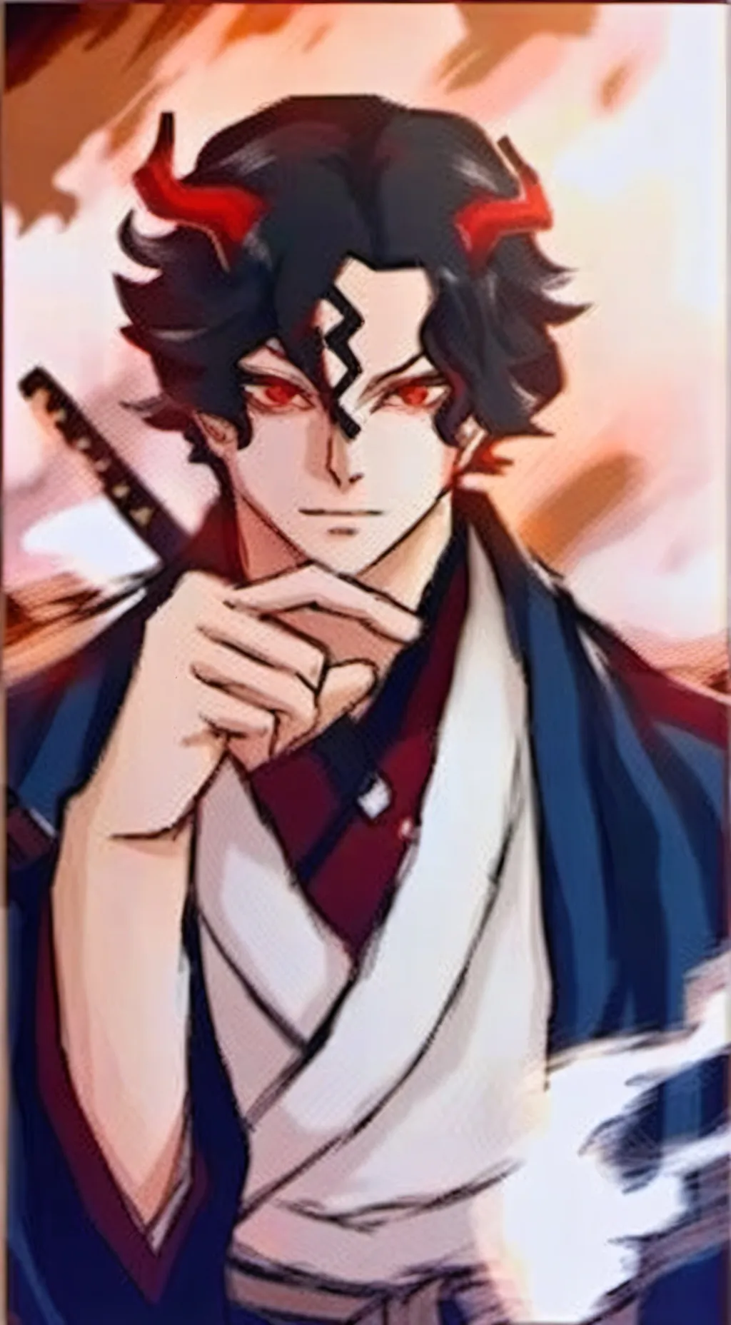 ai character: Muzan Kibutsuji background