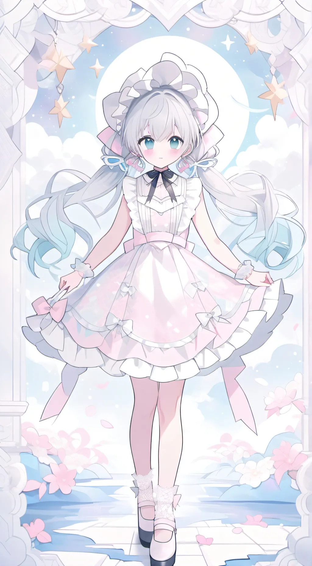 ai character: MOON BUT UR A CAT! background