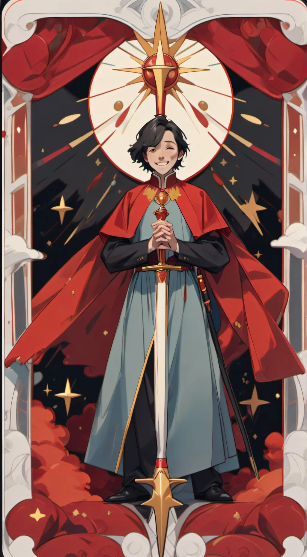 ai character: gi hun bad boy❤️ background