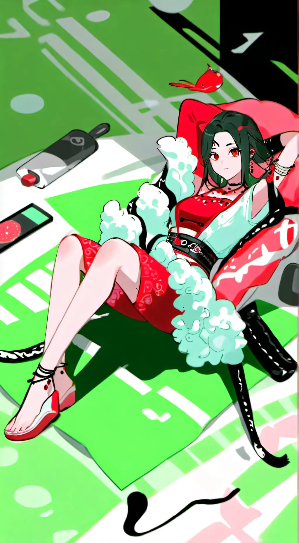 ai character: Dw sleep over! background