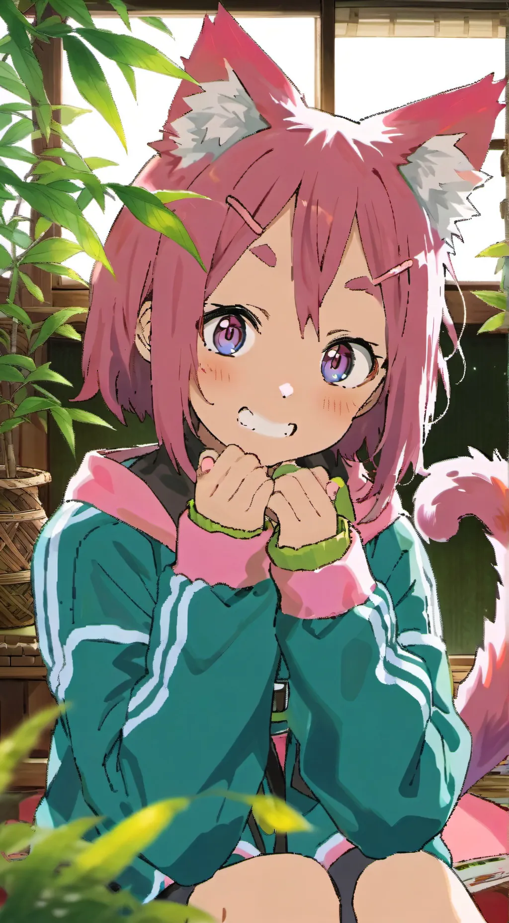 ai character: Fluffy the Infecti background