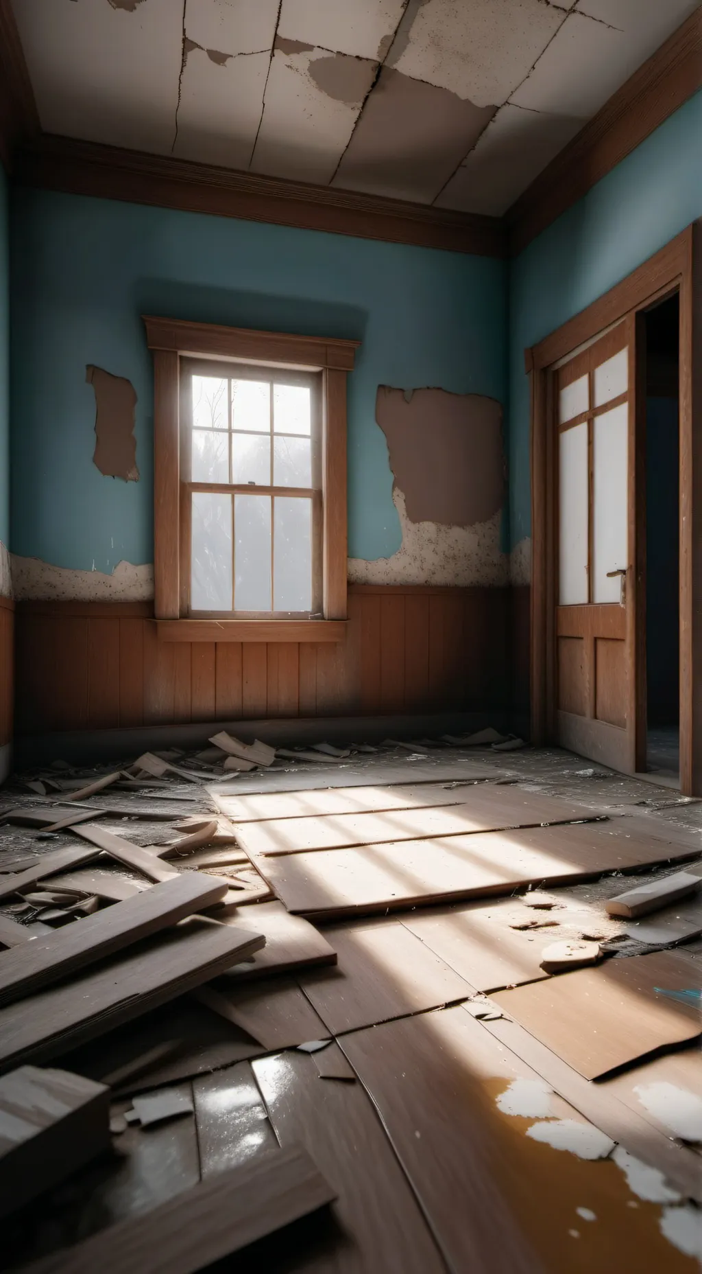 ai character: Mha Abandoned background