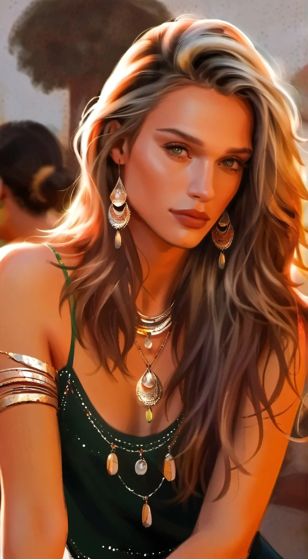 ai character: Scarlett background