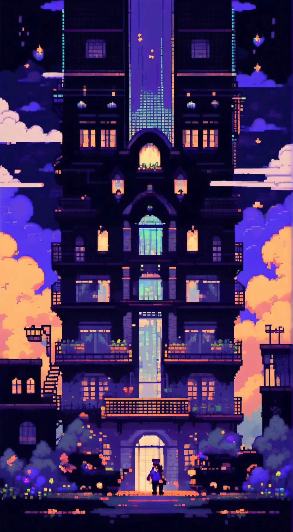 ai character: Gray x Aaron  background