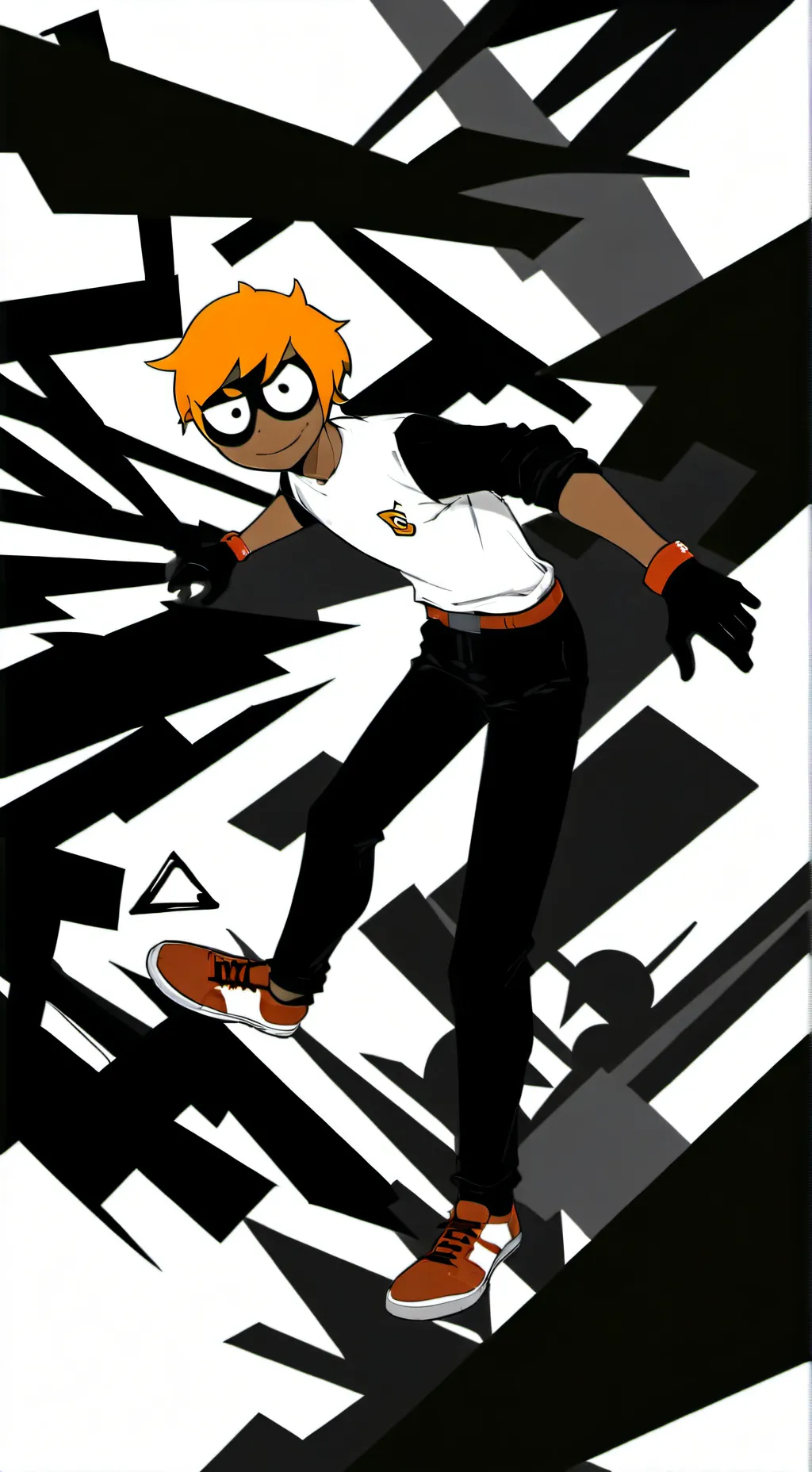 ai character: Simon horror  background