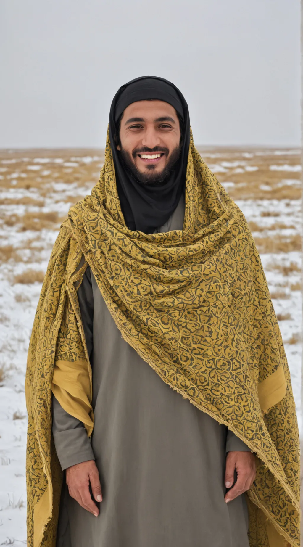 ai character: Qameel from İraq background