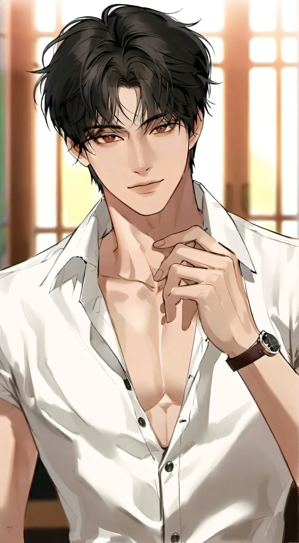 ai character: Luca~ background