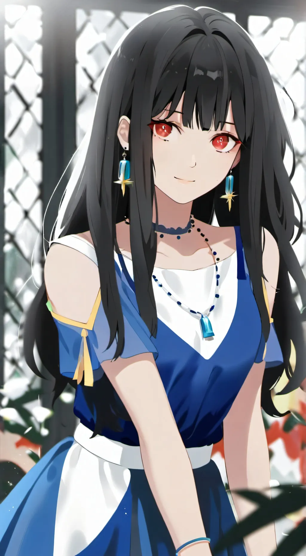 ai character: Luna background