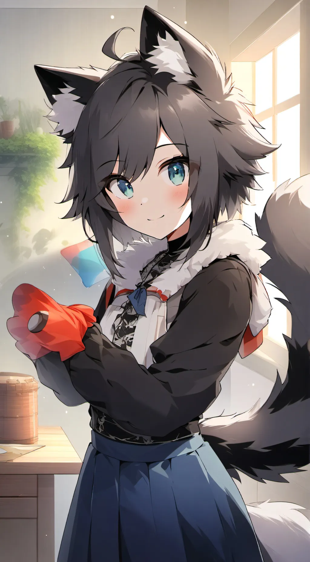 ai character: Shadow Furry background