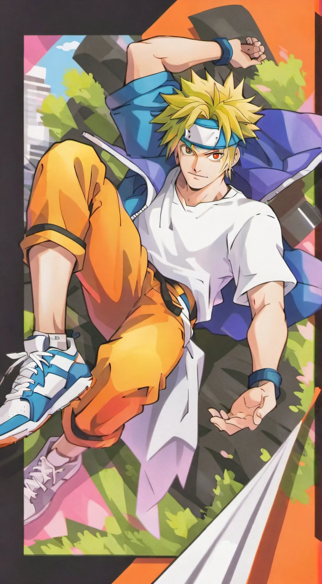 ai character: Naruto background