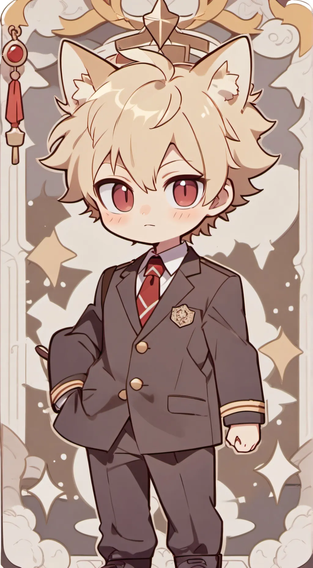 ai character: Catsuki Bakugo background