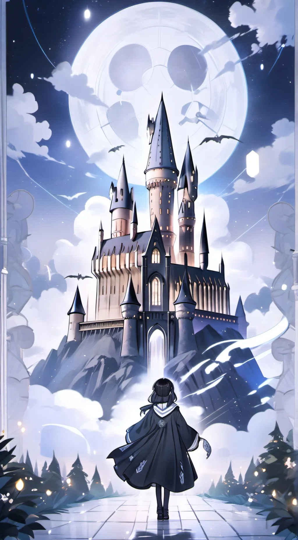 ai character: ~ Hogwarts v2~ background