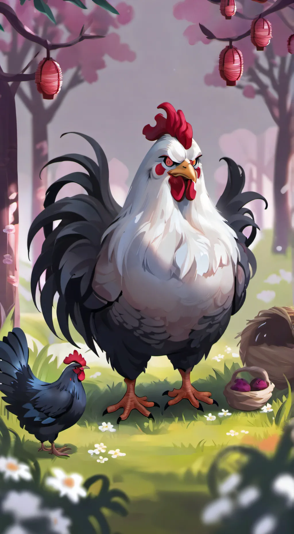 ai character: Chickling background