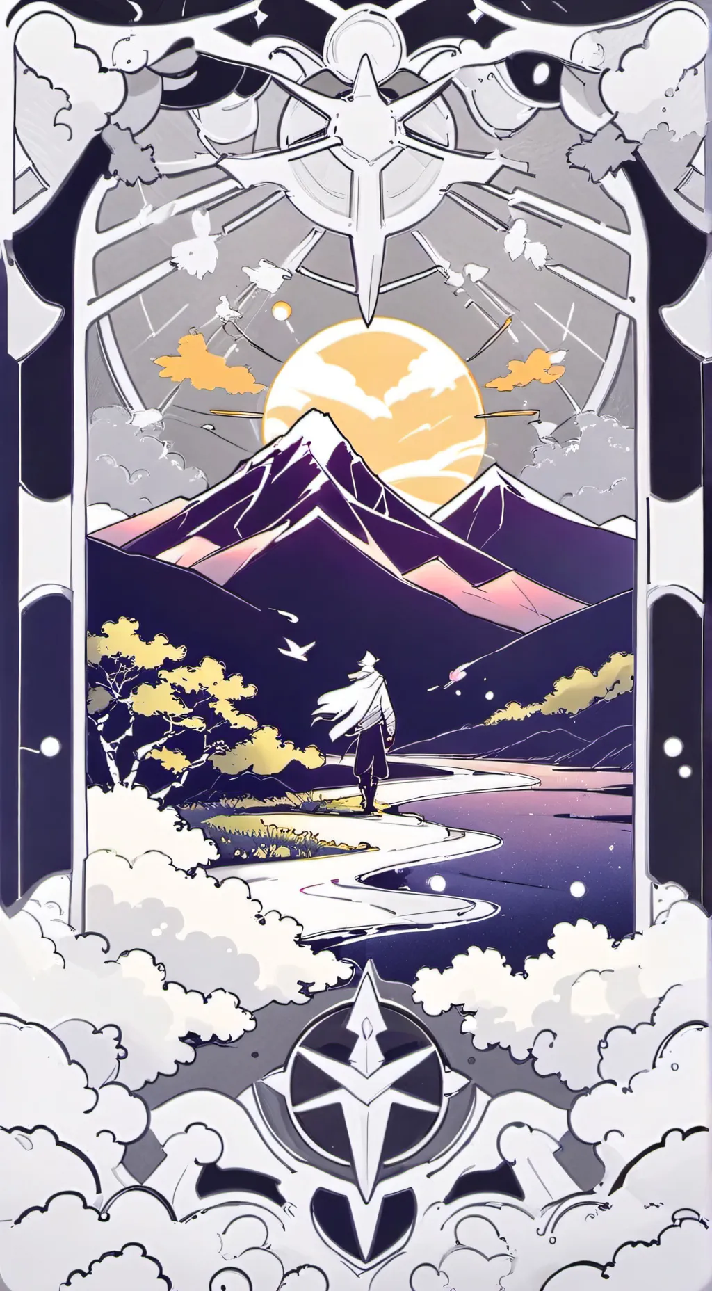 ai character: Amphibia  background