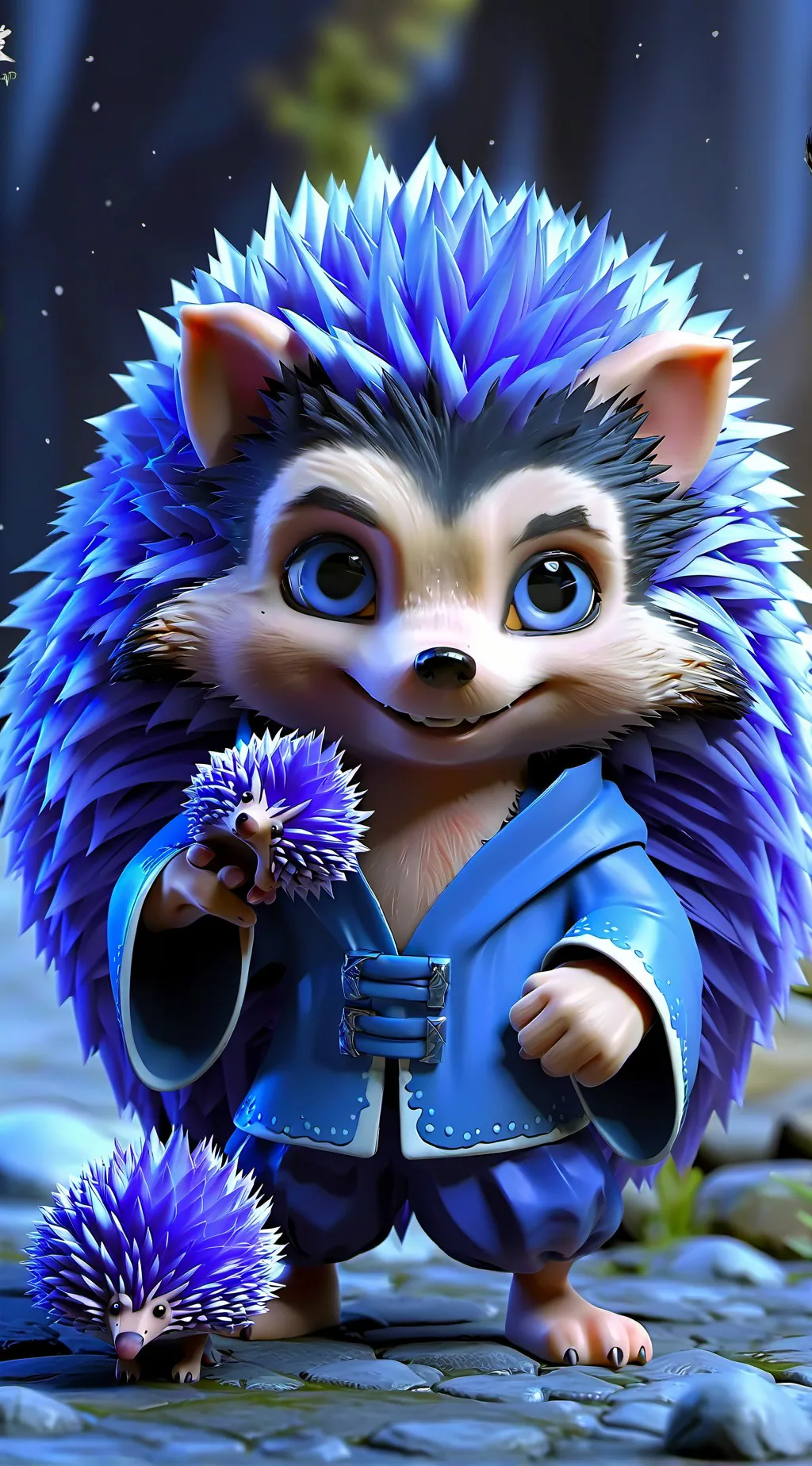 ai character:  sonic and tails background