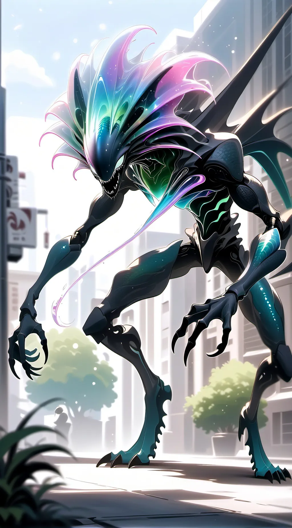 ai character: capture aliens background