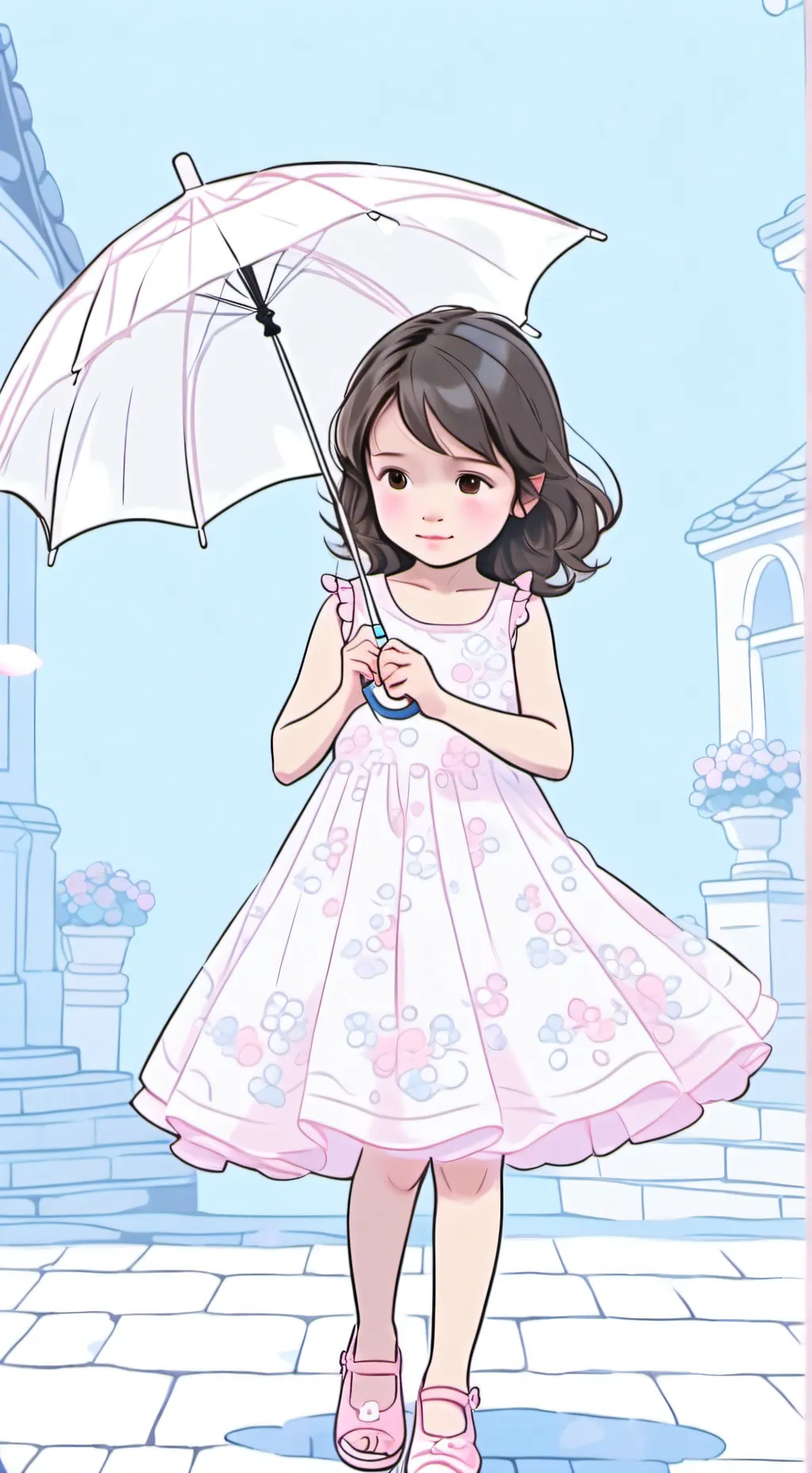 ai character: Nerya 🌸💐 background