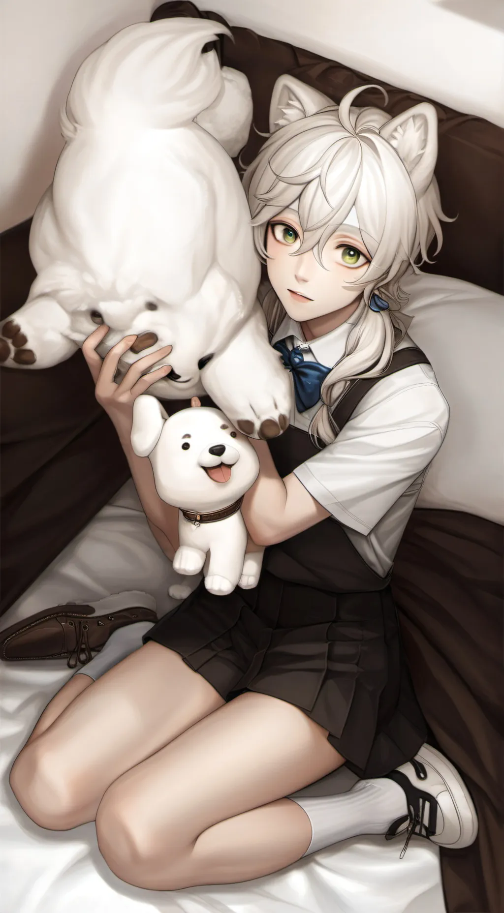 ai character: 🐶Lucas🐶 background