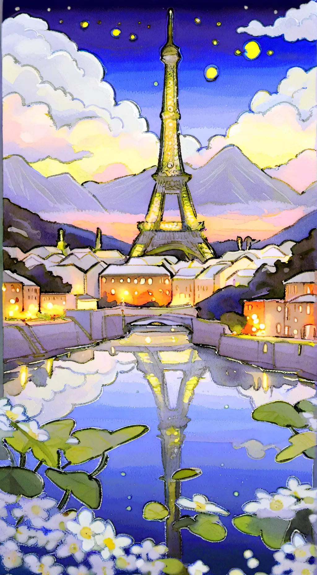 ai character: midnight  background