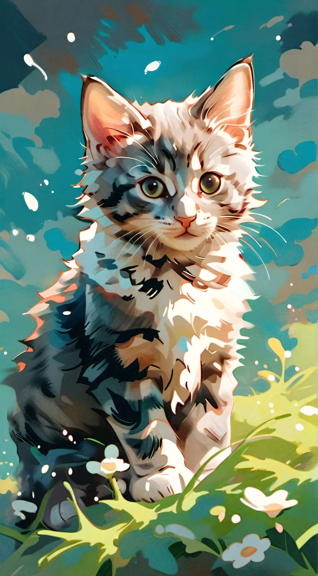 ai character: Twerking cat background