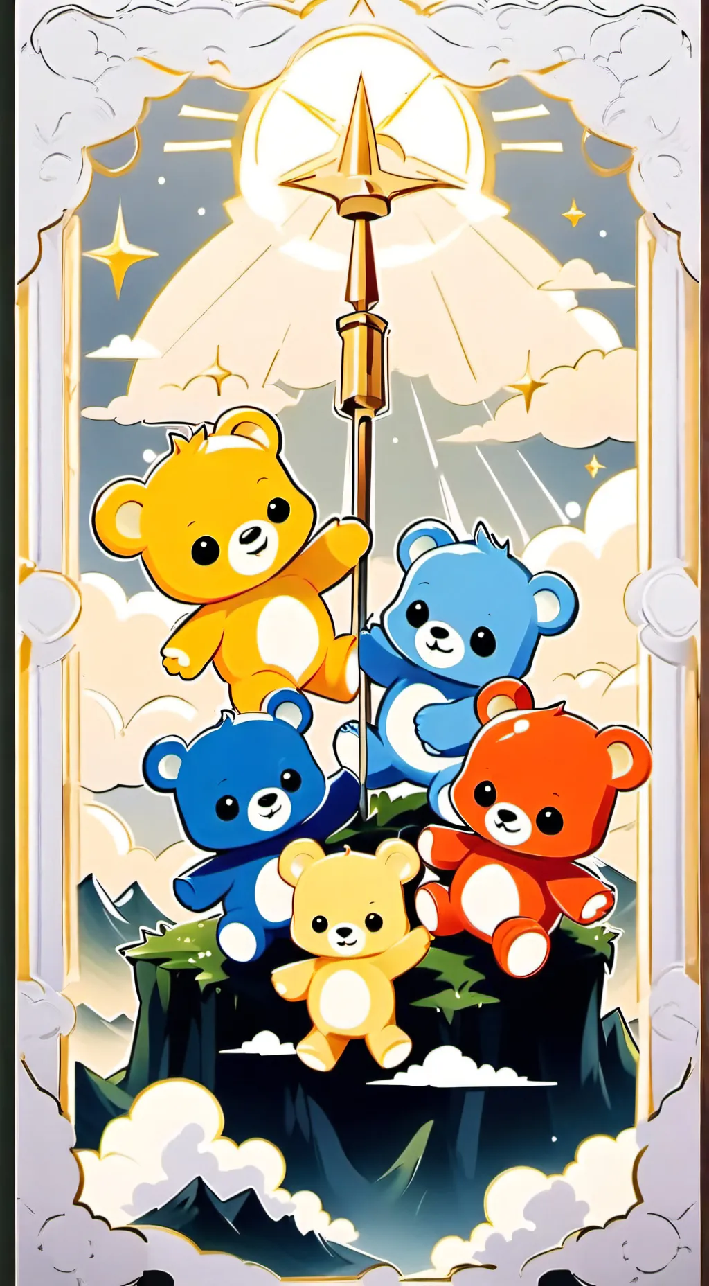 ai character: Care Bears (UTM) background