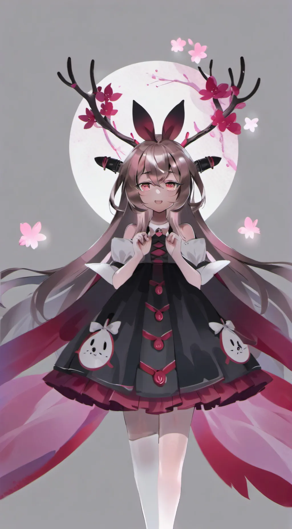 ai character: Black Forest cooki background
