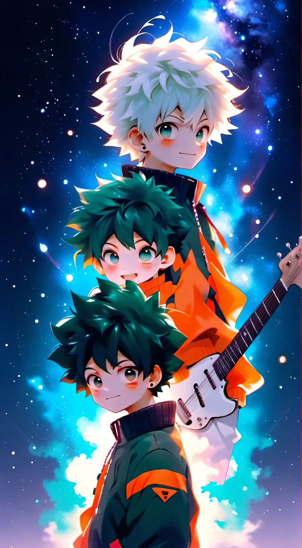 ai character: deku x bakugo xd background