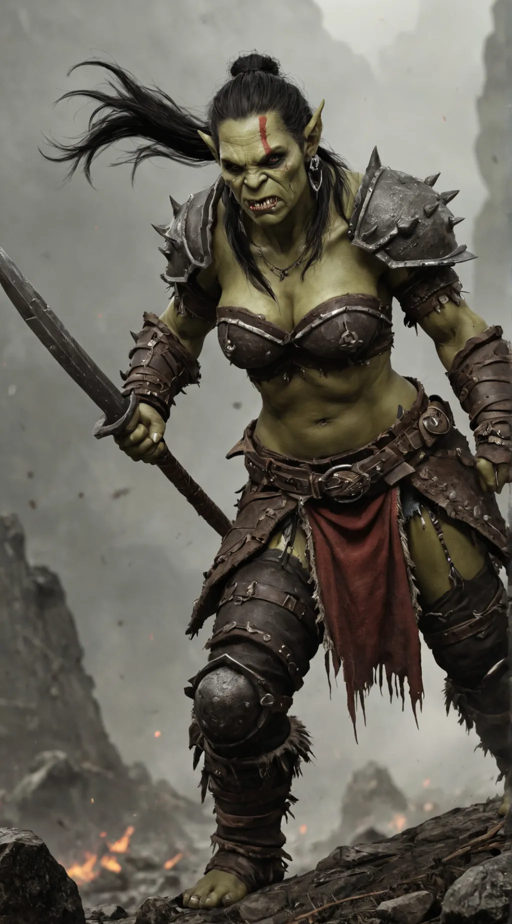 ai character: Gretta stormfire background