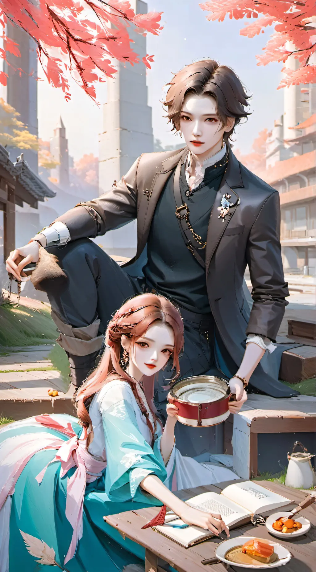 ai character: Foxday the new oun background