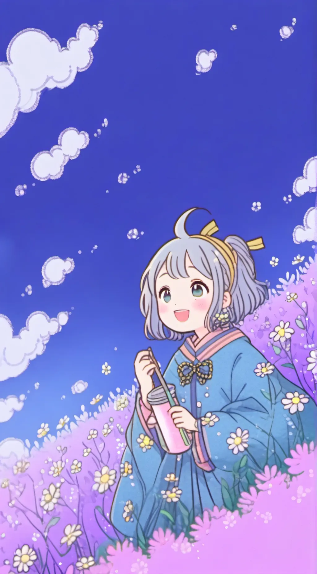 ai character: DW sleepover background
