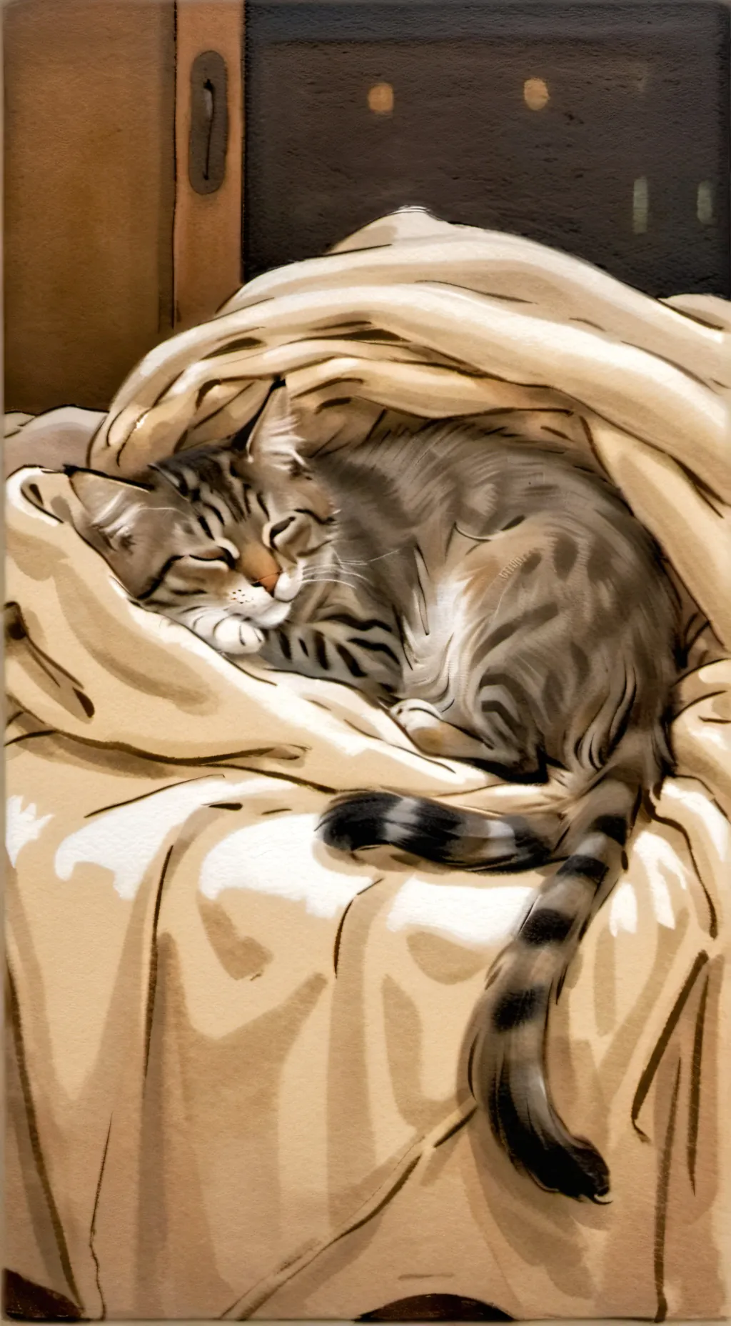 ai character: Mha cat background