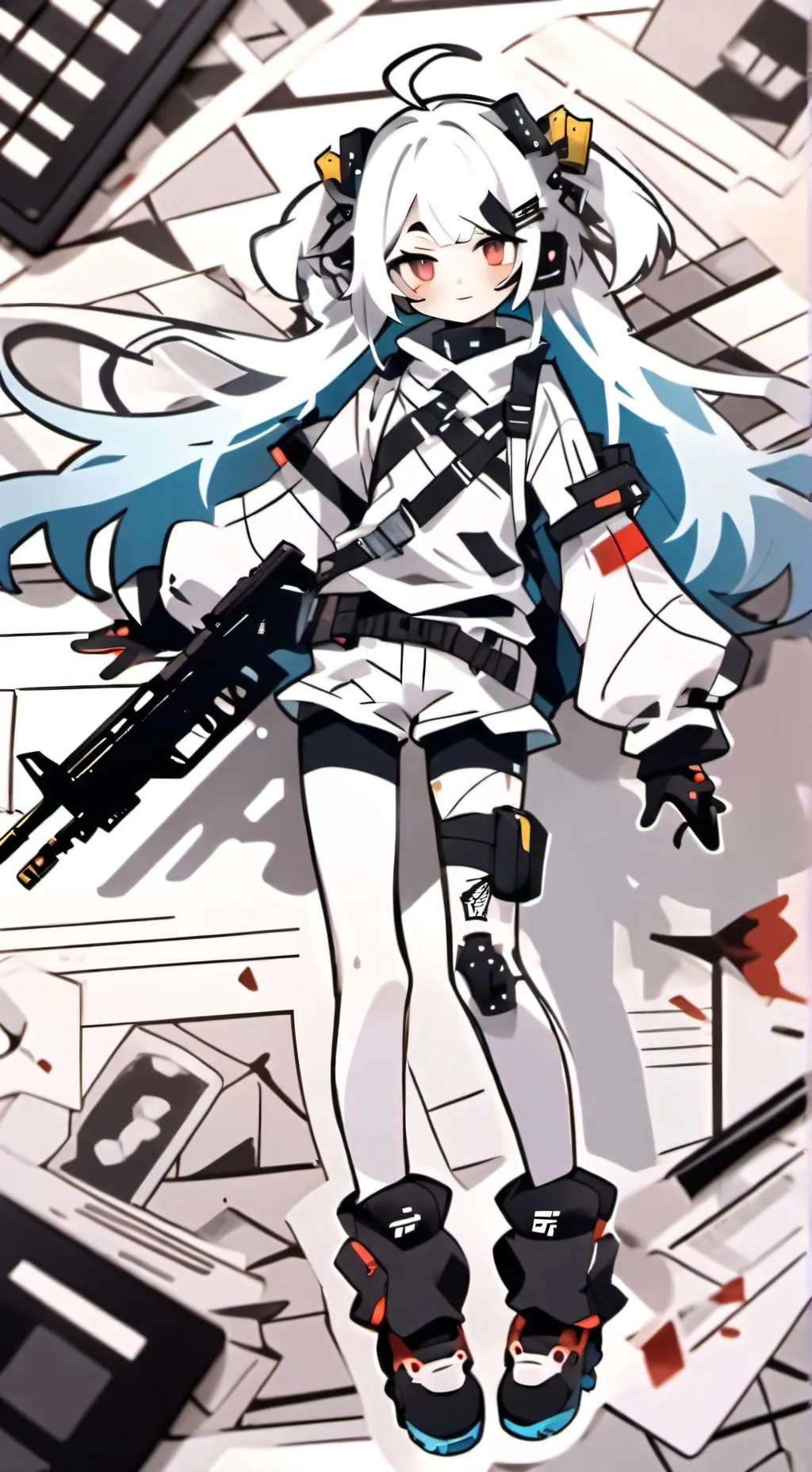 ai character: Uzi background