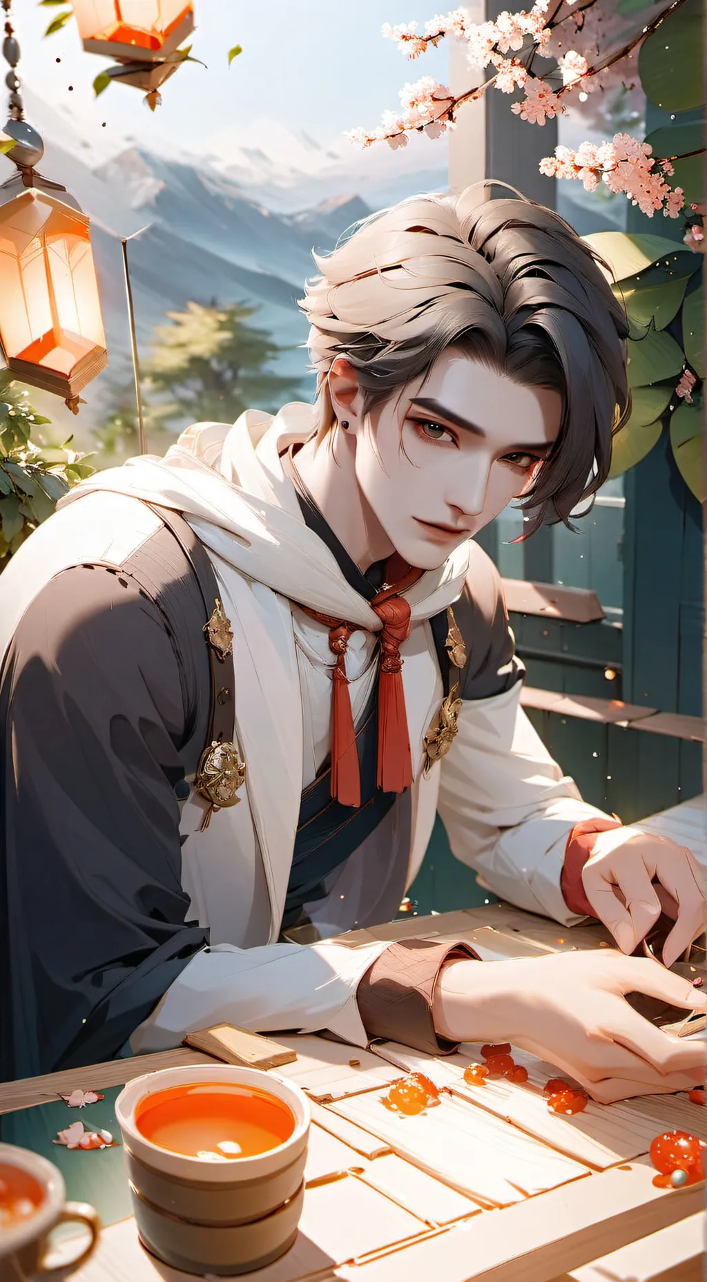 ai character: Foxday the new oun background