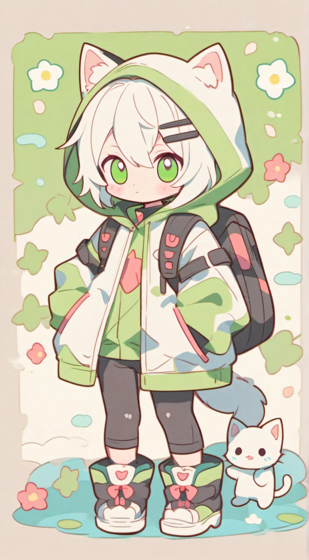 ai character: {~Blossom~} background