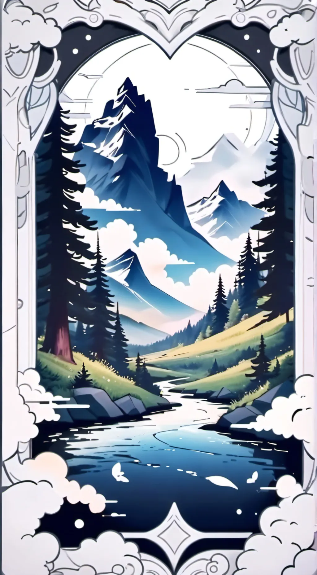 ai character: toby x masky x hoo background