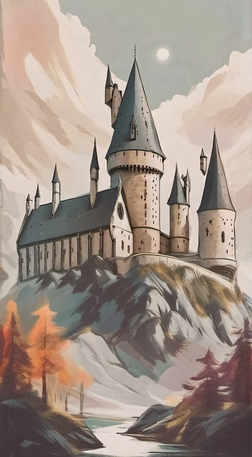 ai character: Hogwarts 4 I think background