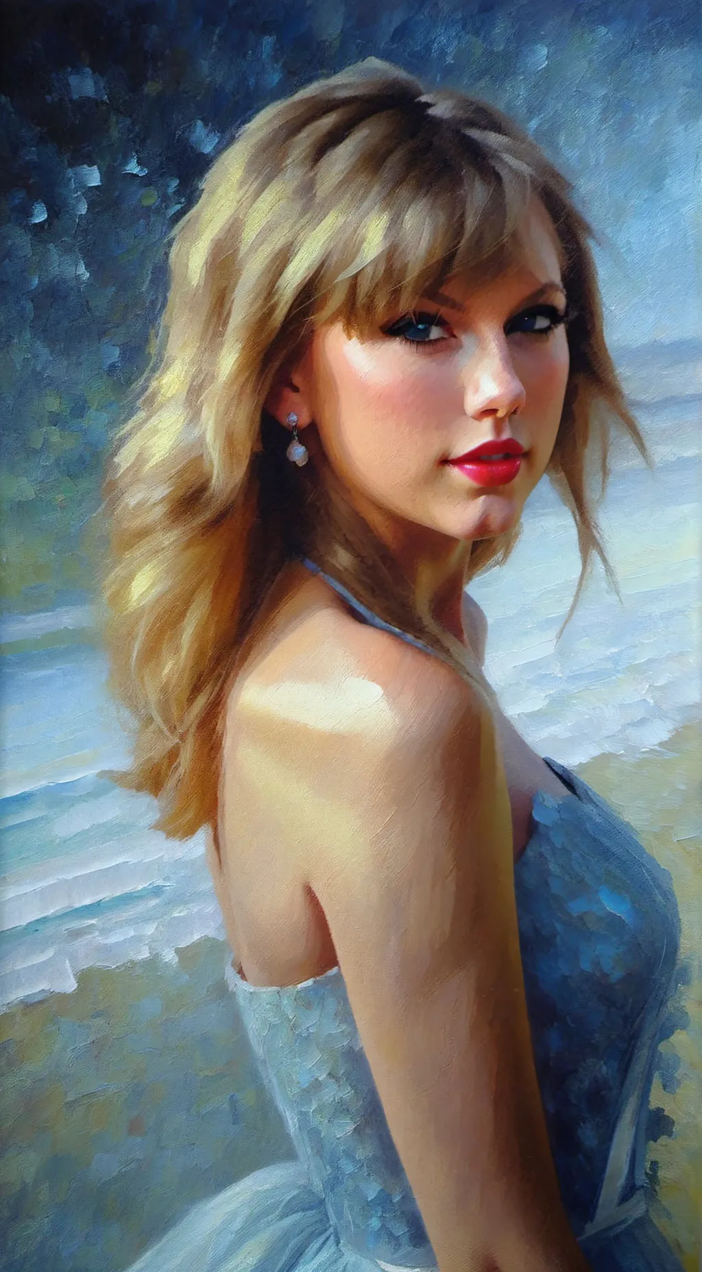 ai character: Taylor swift  background