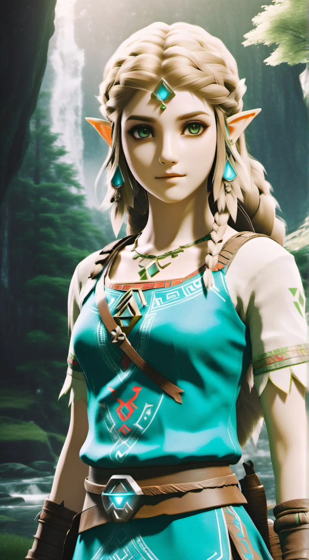 ai character: Zelda background