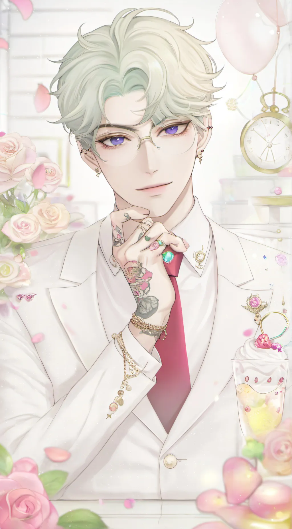 ai character: Leo~ background