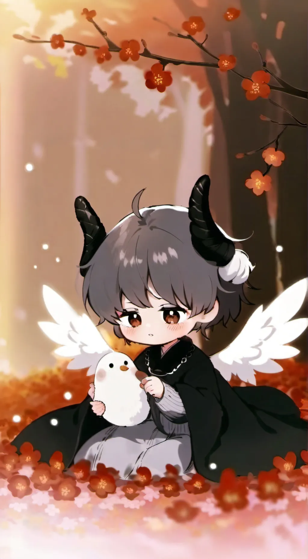 ai character: Xavier (cat boy)  background