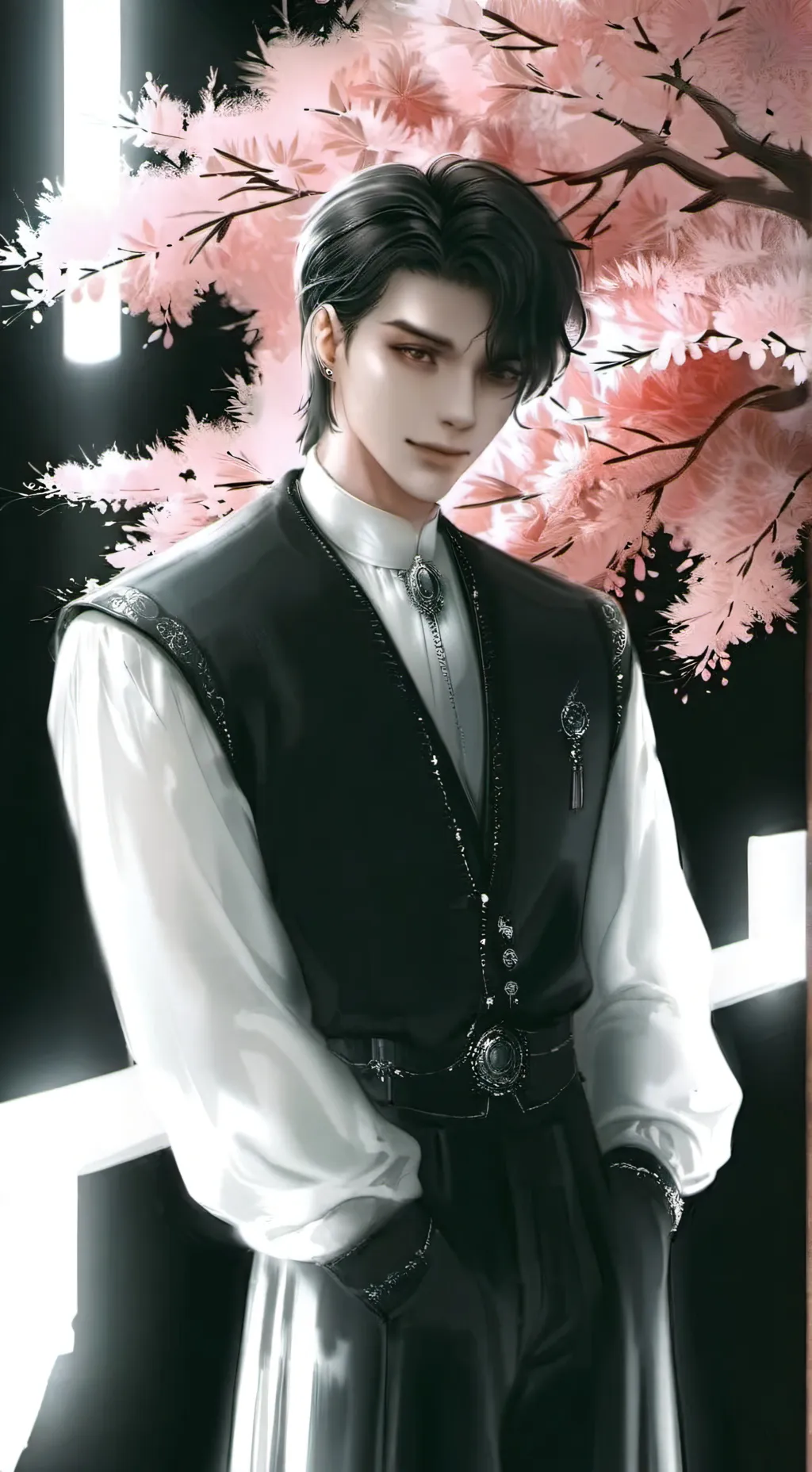 ai character: ник background