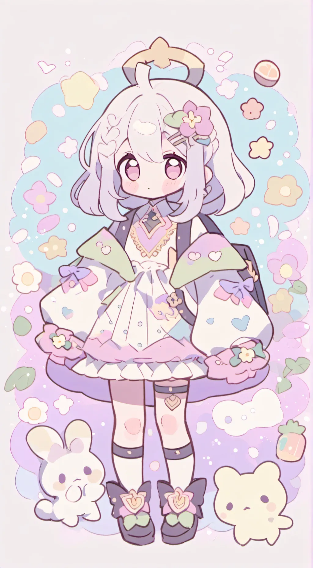 ai character: 💜 Nabi x Santi 💜 background