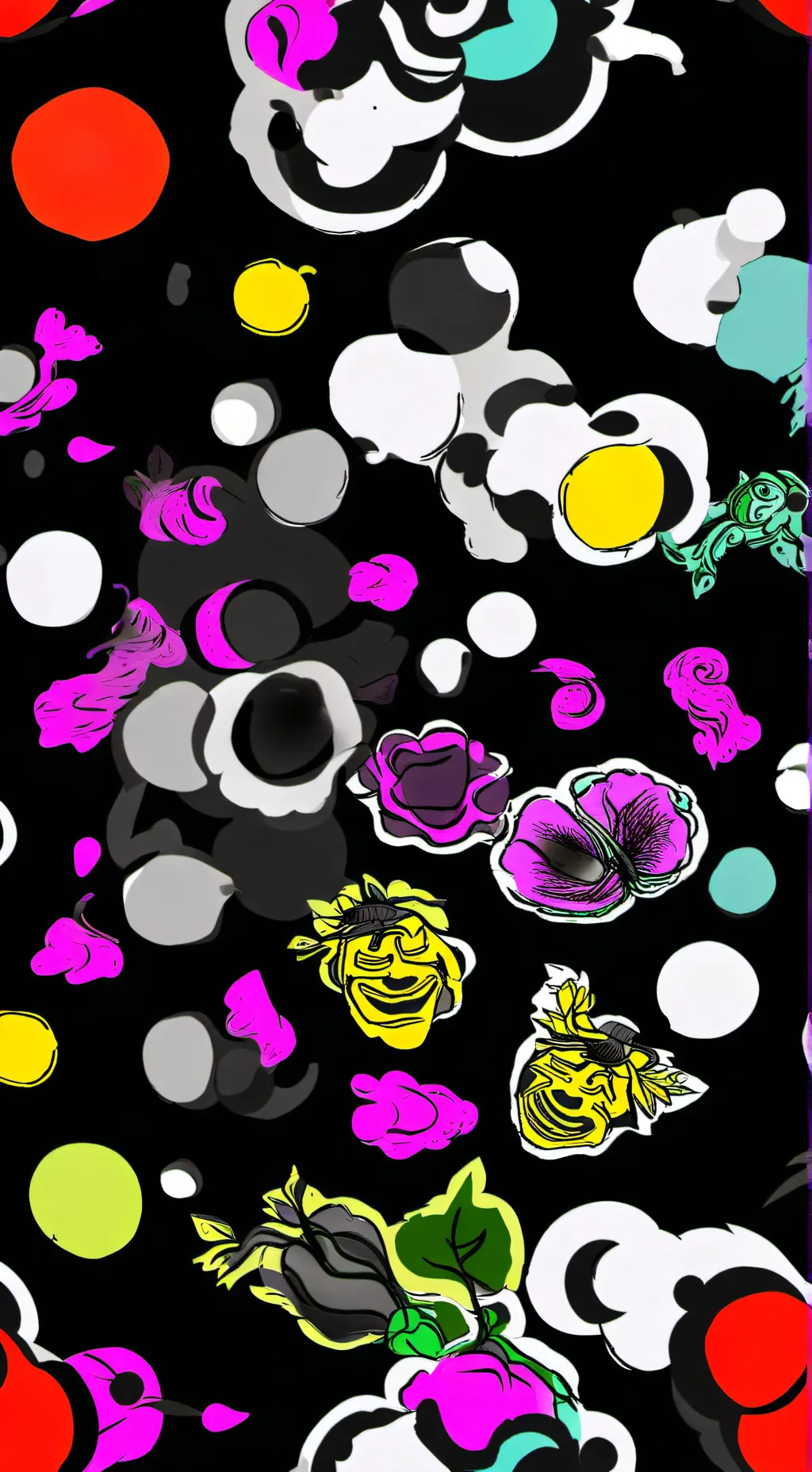 ai character: Dog cats no yes? background