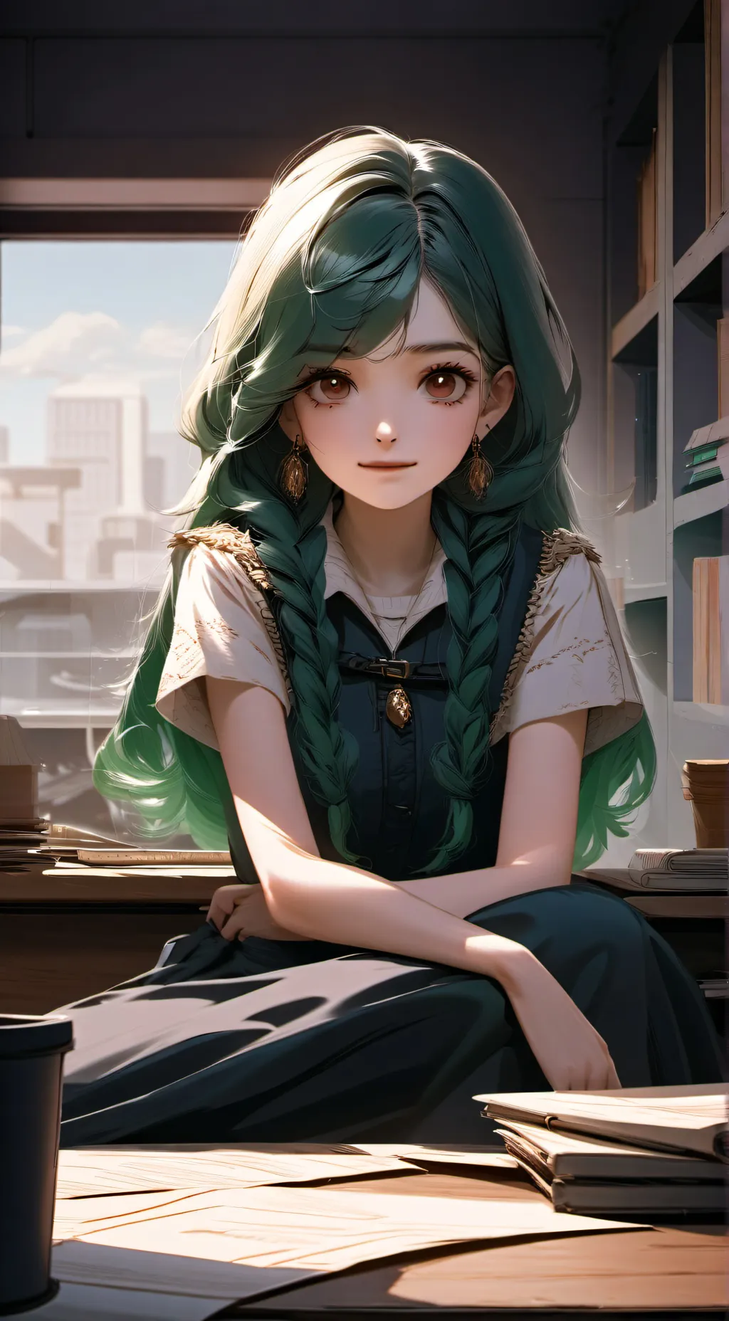 ai character: Ash Bakugo background