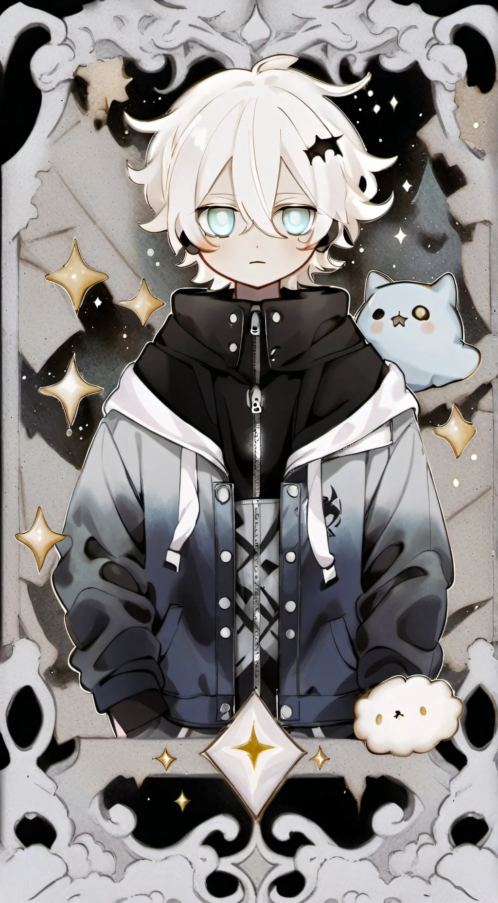 ai character: SILLY VANILLY background